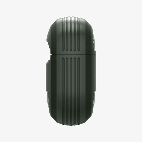 ACS05482 - Apple AirPods Pro 2 Case Rugged Armor in matte black showing the front